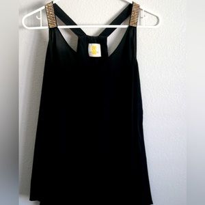 Sis Sis top, size medium, black